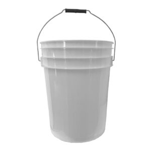 Balde Plástico Industrial de 20 Litros con Asa Metálica Reforzada