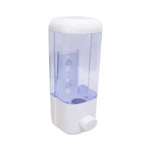 Jabonera Mural Compacta 500 cc en Plástico ABS para Baños de Alto Tránsito